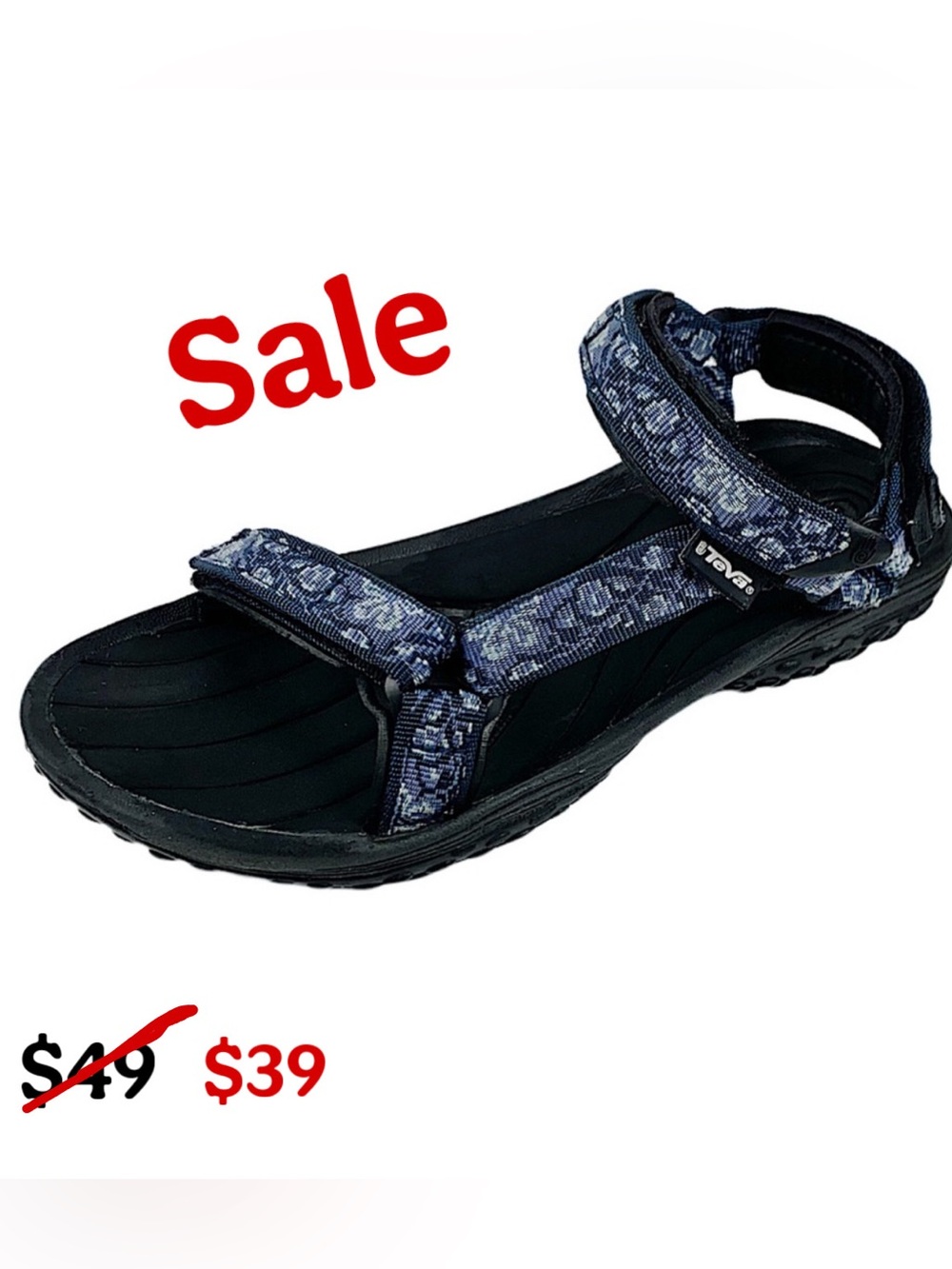 Teva Hurricane Blue Hiking Sandals Size 7